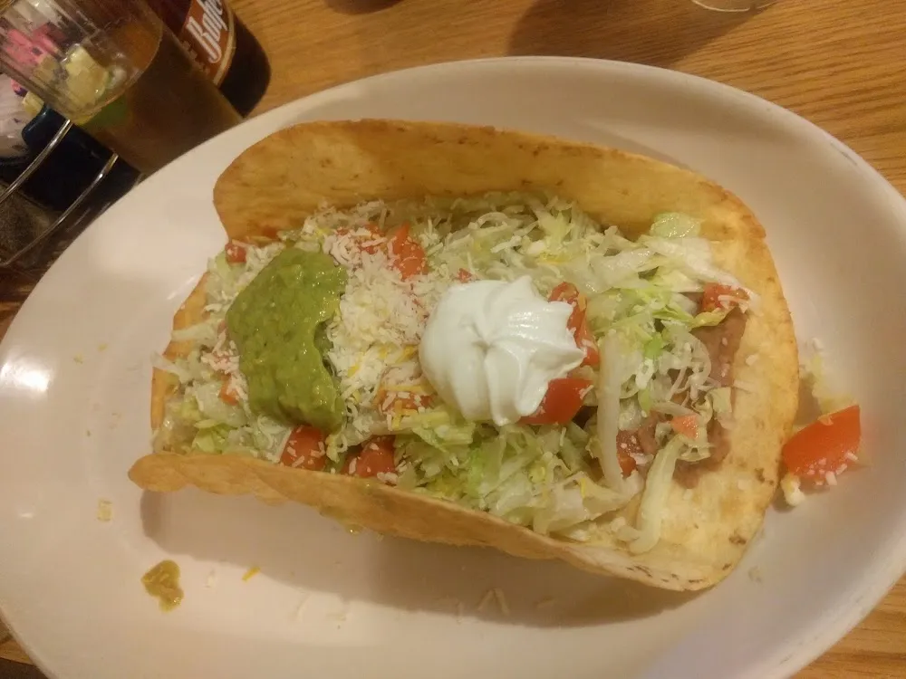 Chili Verde Taco Salad