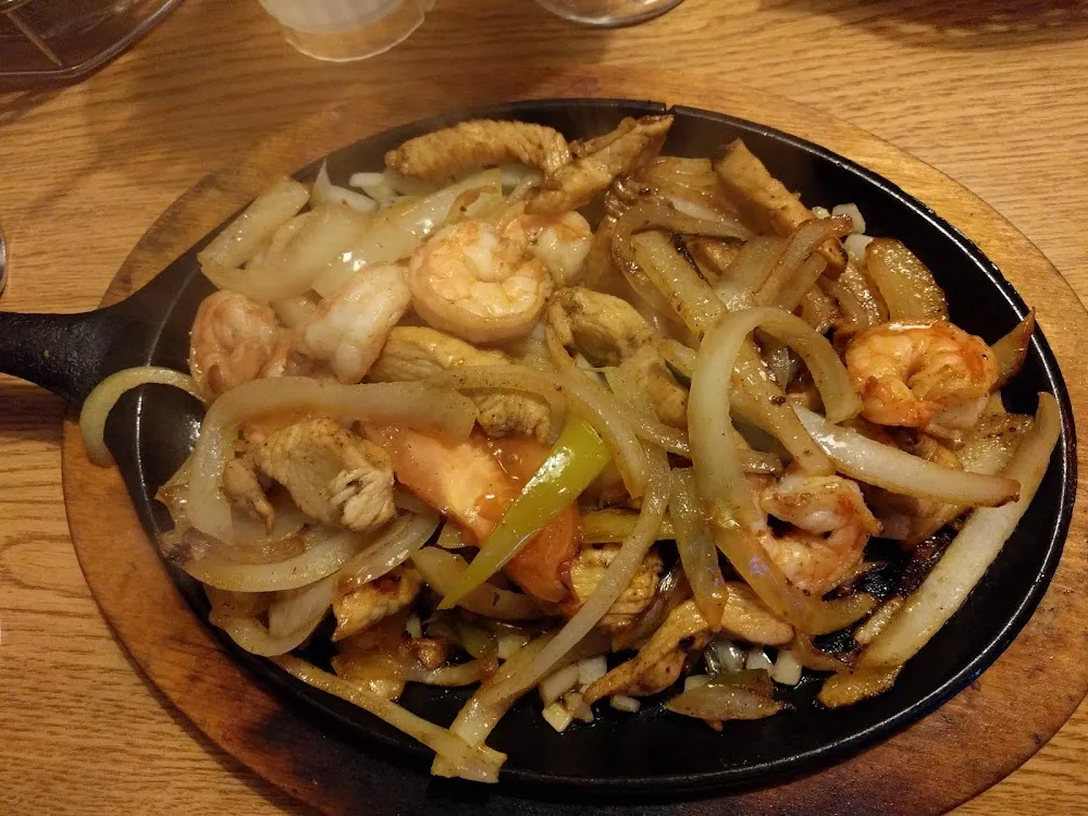 Shrimp and Chicken Fajitas